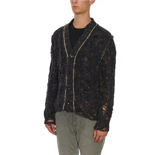 DANIELE ALESSANDRINI CARDIGAN IN MISTO LANA Fino Al -60%
