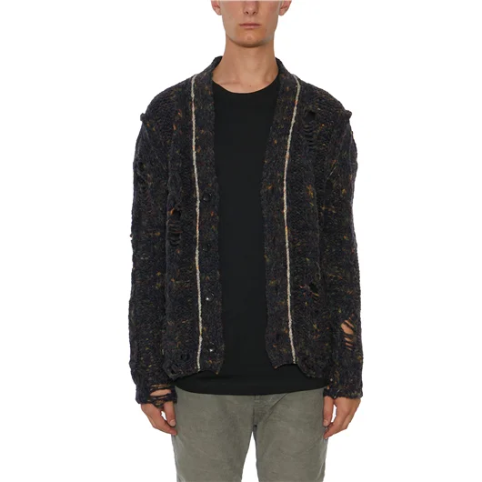 DANIELE ALESSANDRINI CARDIGAN IN MISTO LANA Fino Al -60%
