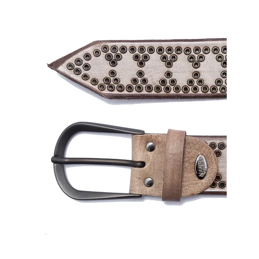 NANNI CINTURA IN PELLE E METALLO 3,00 CM Convenienza