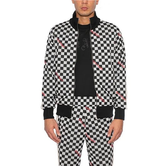 PALM ANGELS FELPA CLASSIC TRACK JQRD DAMIER Prezzo Ridotto