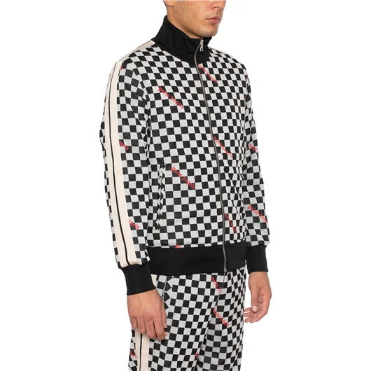 PALM ANGELS FELPA CLASSIC TRACK JQRD DAMIER Prezzo Ridotto
