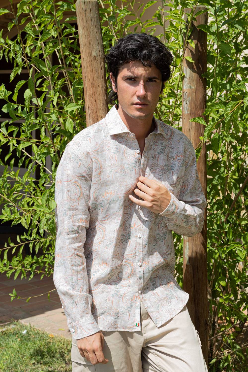 Poggianti Camicia uomo spring summer 24 PISA-60F-202 Pezzi Unici