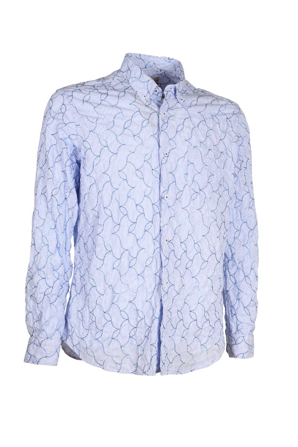 Poggianti Camicia uomo spring summer 24 FIRENZE-64-226 Qualità Garantita