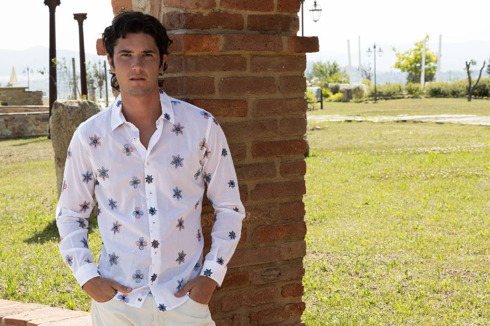 Poggianti Camicia uomo spring summer 24 FIRENZE-66F-248 Acquista Ora