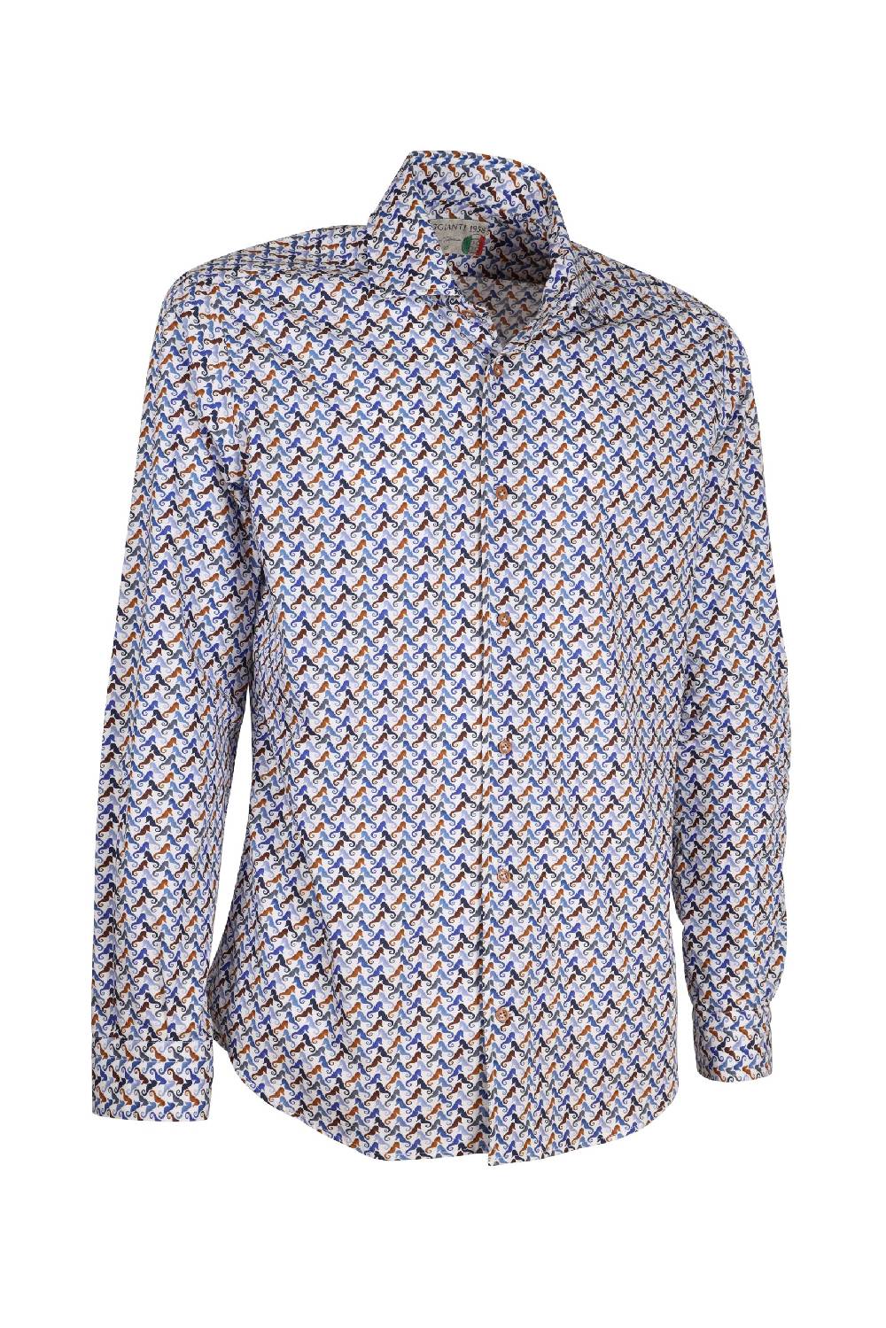 Poggianti Camicia uomo spring summer 24 FIRENZE-60F-113 Fino Al -60%