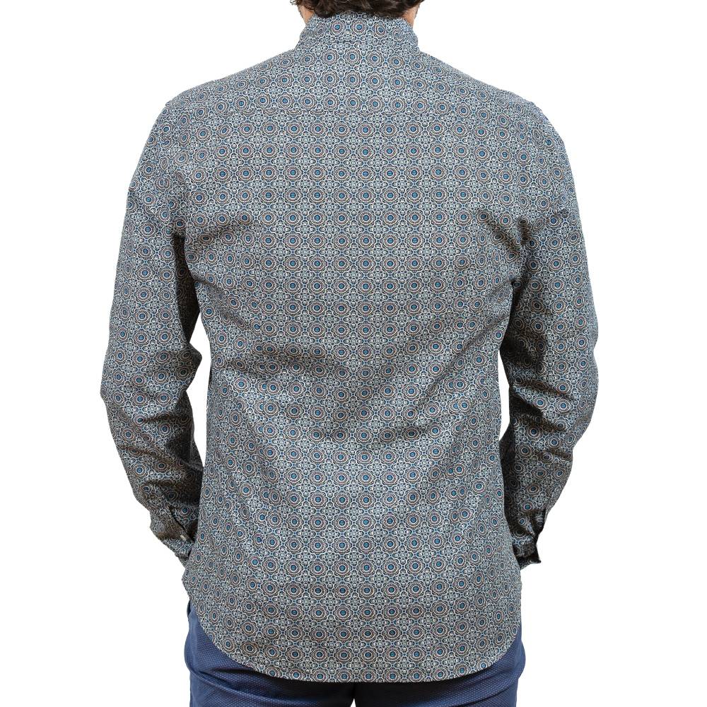 Poggianti Camicia fantasia collo piccolo Italy