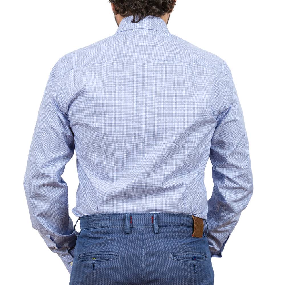 Poggianti Camicia classica con inserti bianchi Pezzi Unici