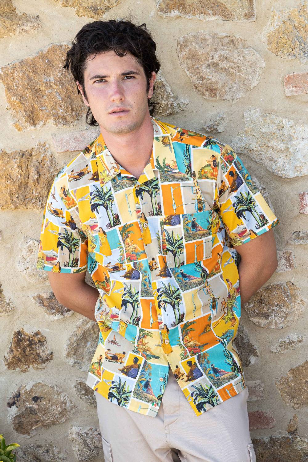 Poggianti Camicia uomo spring summer 24 OLENA-58-154 Consegna Veloce