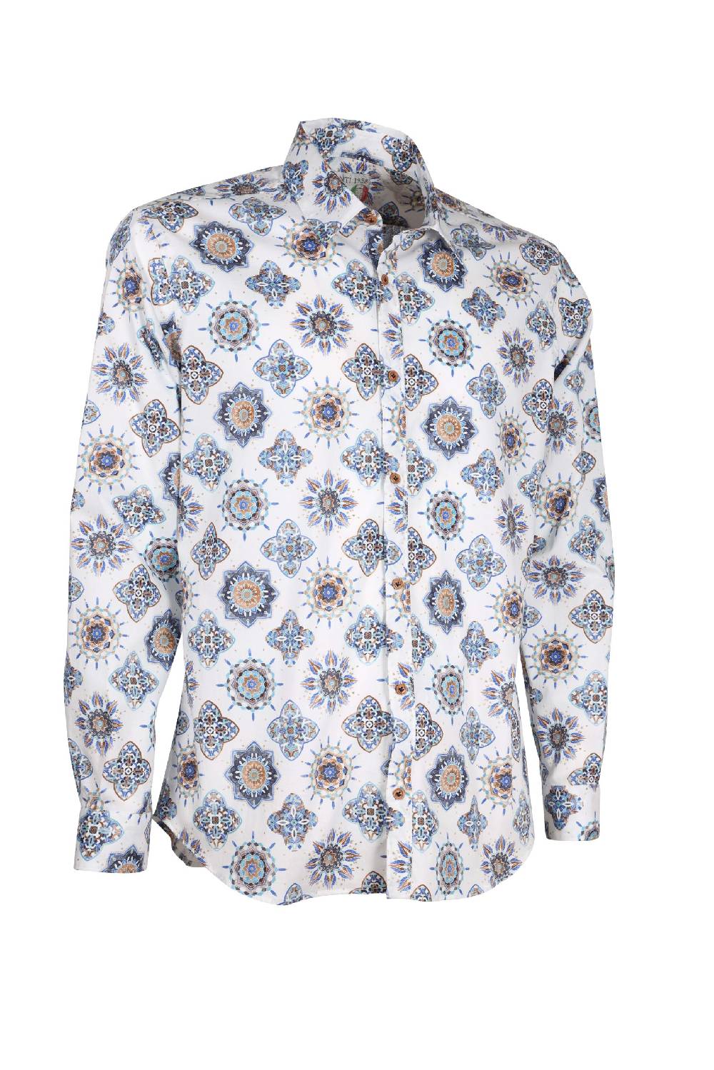 Poggianti Camicia uomo spring summer 24 CHIUSI-66F-136 Shopping Online