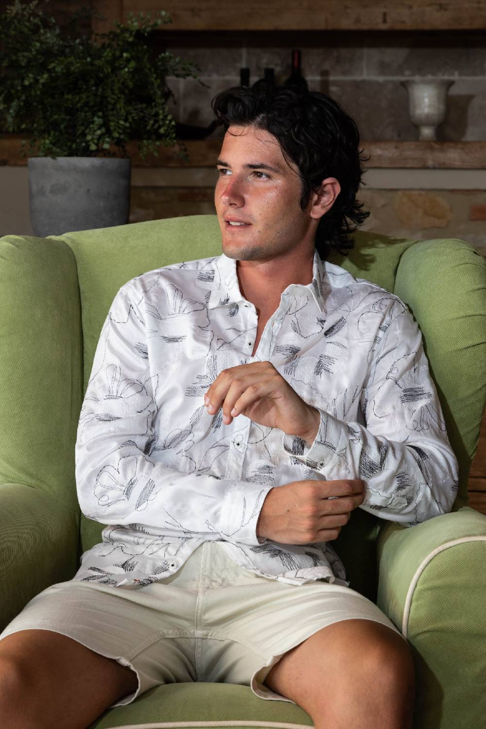 Poggianti Camicia uomo spring summer 24 PISA-73F-223 Prezzo Ridotto