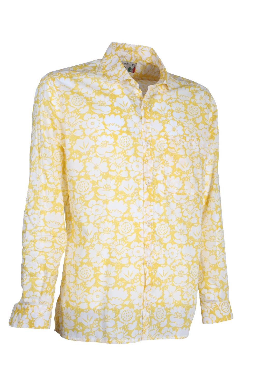 Poggianti Camicia uomo spring summer 24 PEROLLA-62F-119 Sottocosto