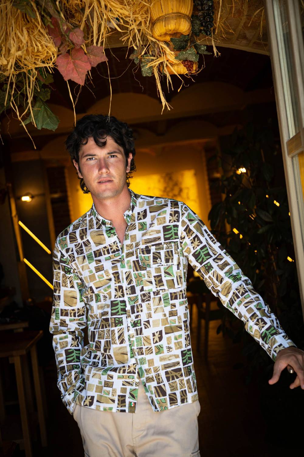 Poggianti Camicia uomo spring summer 24 VORNO-32-195 Presa