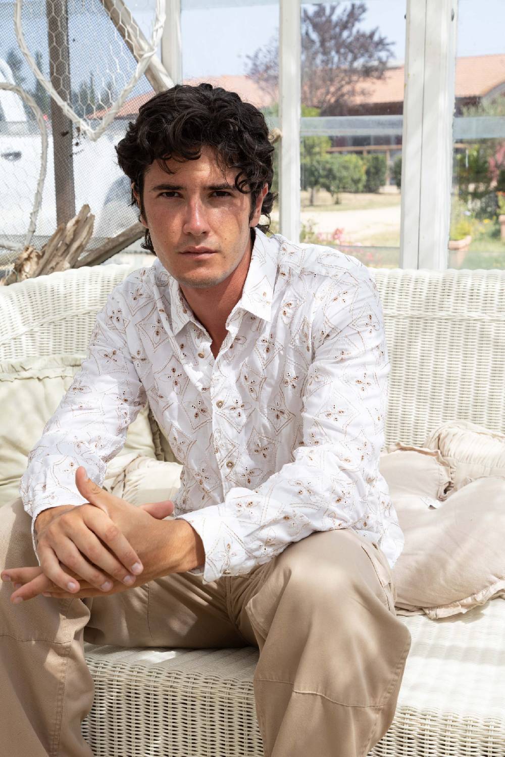 Poggianti Camicia uomo spring summer 24 FIRENZE-66F-212 Outlet