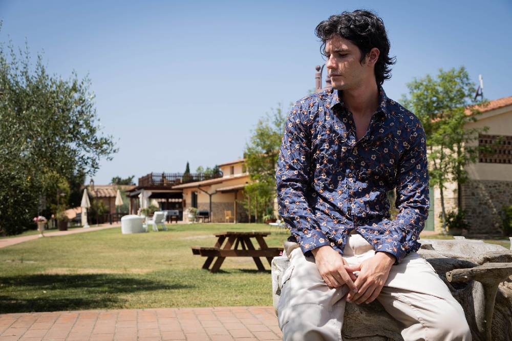 Poggianti Camicia uomo spring summer 24 FIRENZE-73F-218 In Vendita