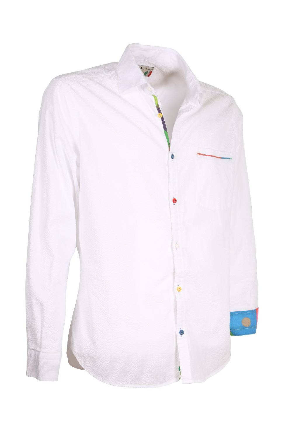 Poggianti Camicia uomo spring summer 24 VIAREGGIO-61F-106 Vendita Calda