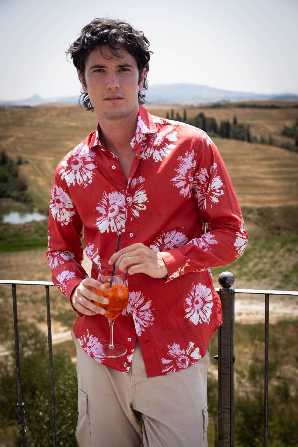 Poggianti Camicia uomo spring summer 24 FIRENZE-31F-124 I Più Venduti