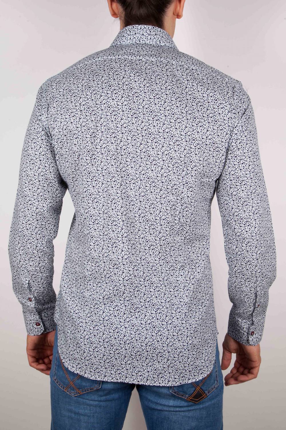 Poggianti Camicia Fantasia collo francese Negozio