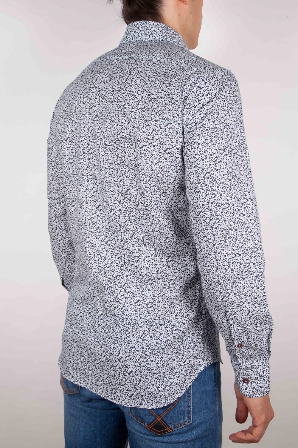 Poggianti Camicia Fantasia collo francese Negozio