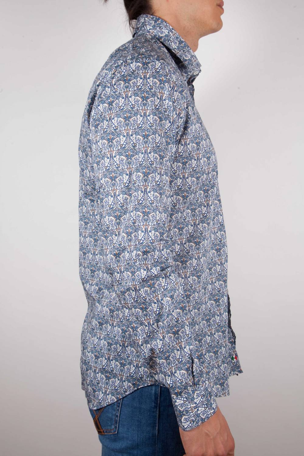 Poggianti Camicia Fantasia collo francese In Saldo