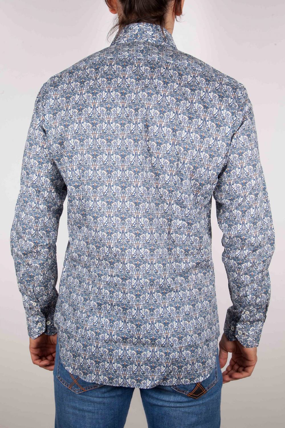 Poggianti Camicia Fantasia collo francese In Saldo