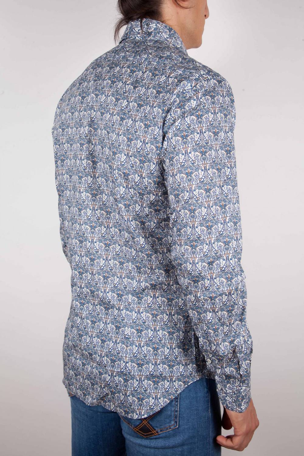 Poggianti Camicia Fantasia collo francese In Saldo