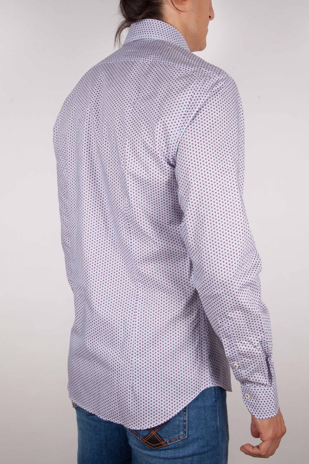 Poggianti Camicia Fantasia collo francese Nuova