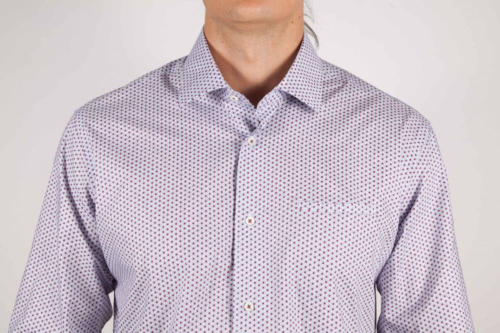 Poggianti Camicia Fantasia collo francese Nuova