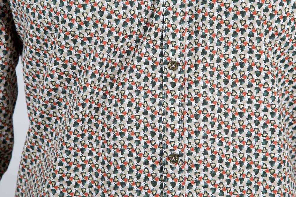 Poggianti Camicia Fantasia collo francese Moda