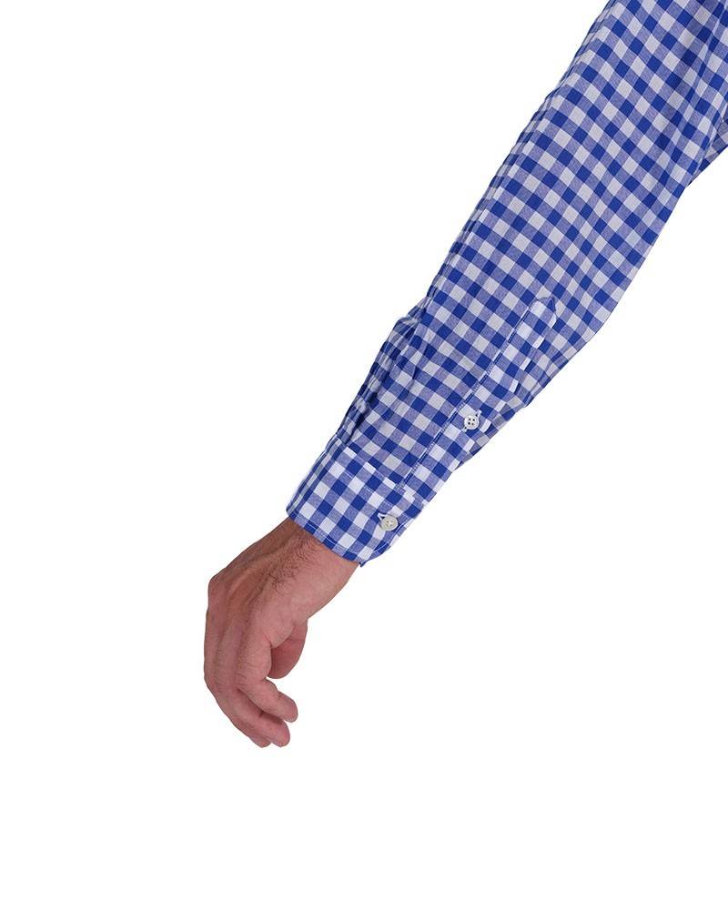 Poggianti Camicia quadri Collo Morbido Qualità