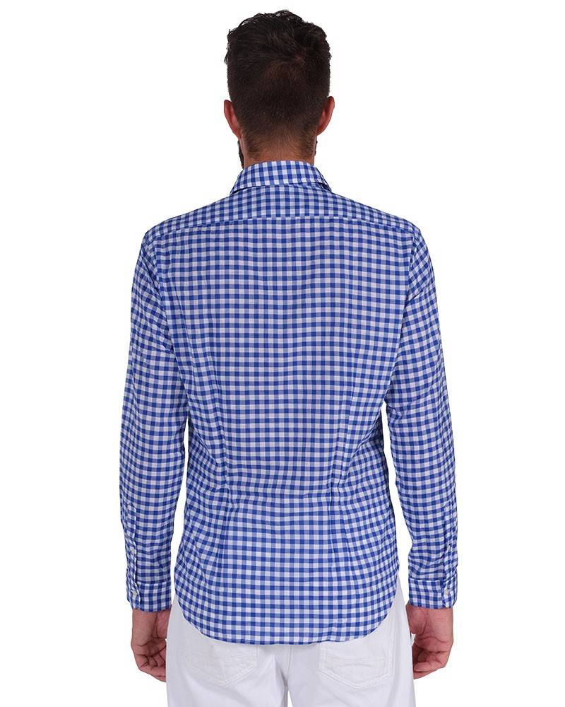 Poggianti Camicia quadri Collo Morbido Qualità