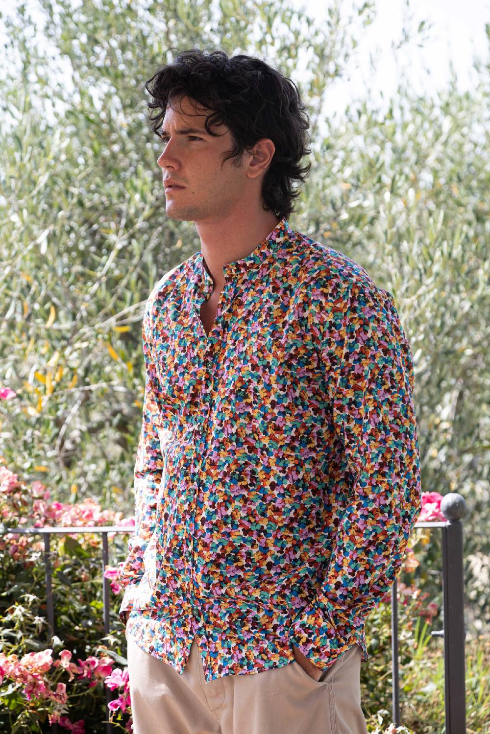 Poggianti Camicia uomo spring summer 24 PISA-32-120 Affare Del Giorno