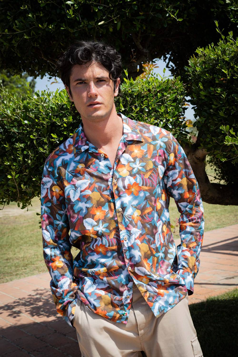 Poggianti Camicia uomo spring summer 24 CASCINA-58-157 Novità