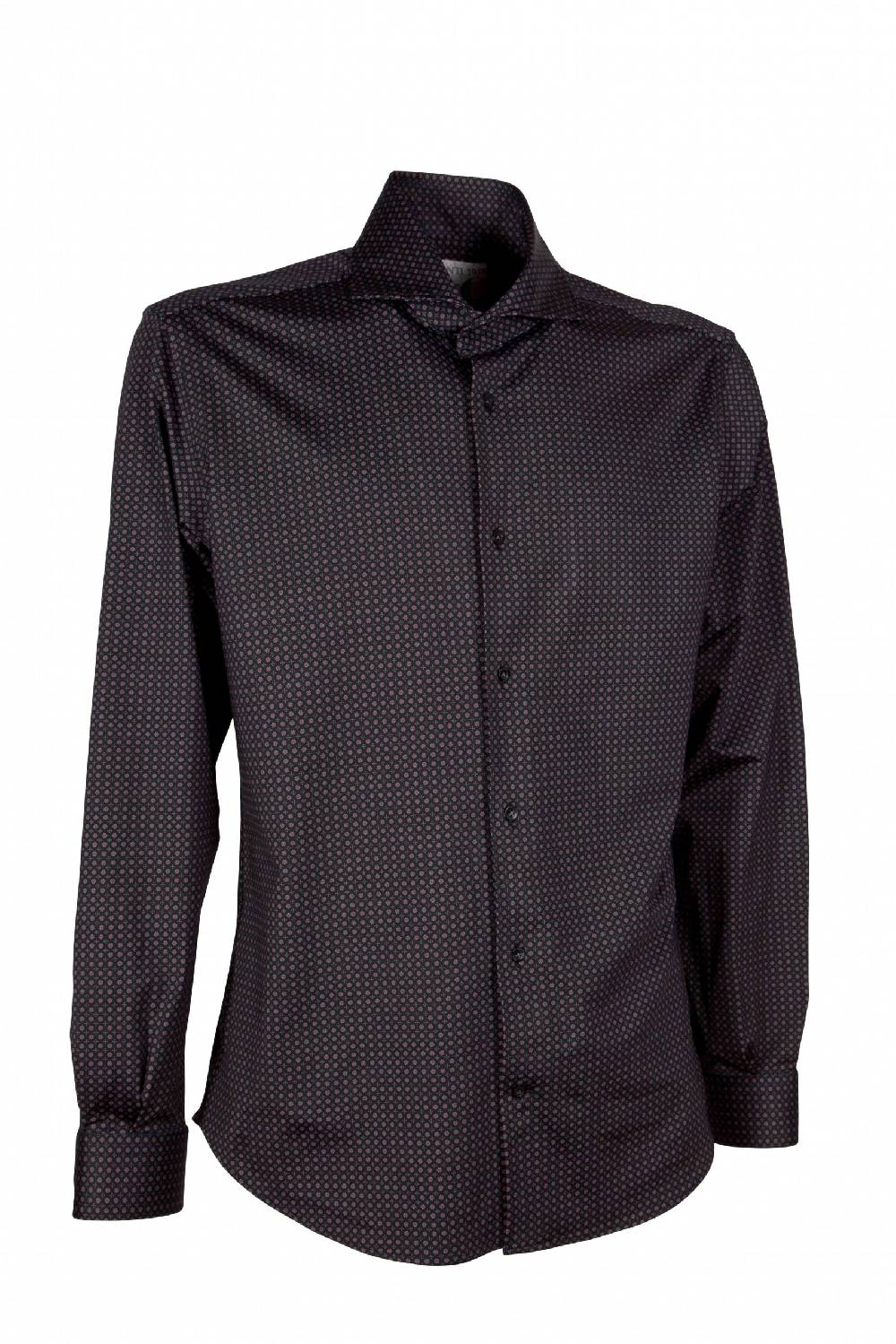 Poggianti Camicia uomo in tessuto tecnico con stampa piccola ACTIVE 31-187-03 Economico