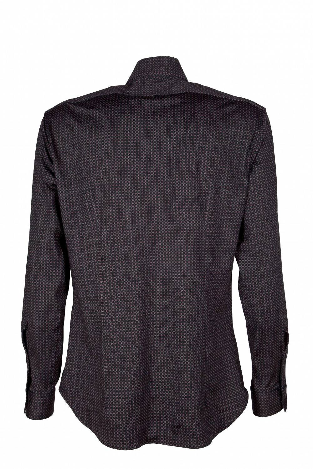 Poggianti Camicia uomo in tessuto tecnico con stampa piccola ACTIVE 31-187-03 Economico