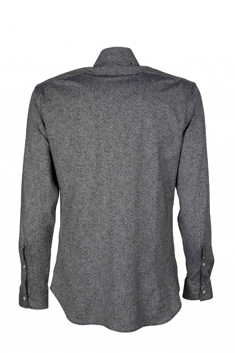 Poggianti Camicia uomo in tessuto tecnico con stampa piccola ACTIVE 31-186-03 Online