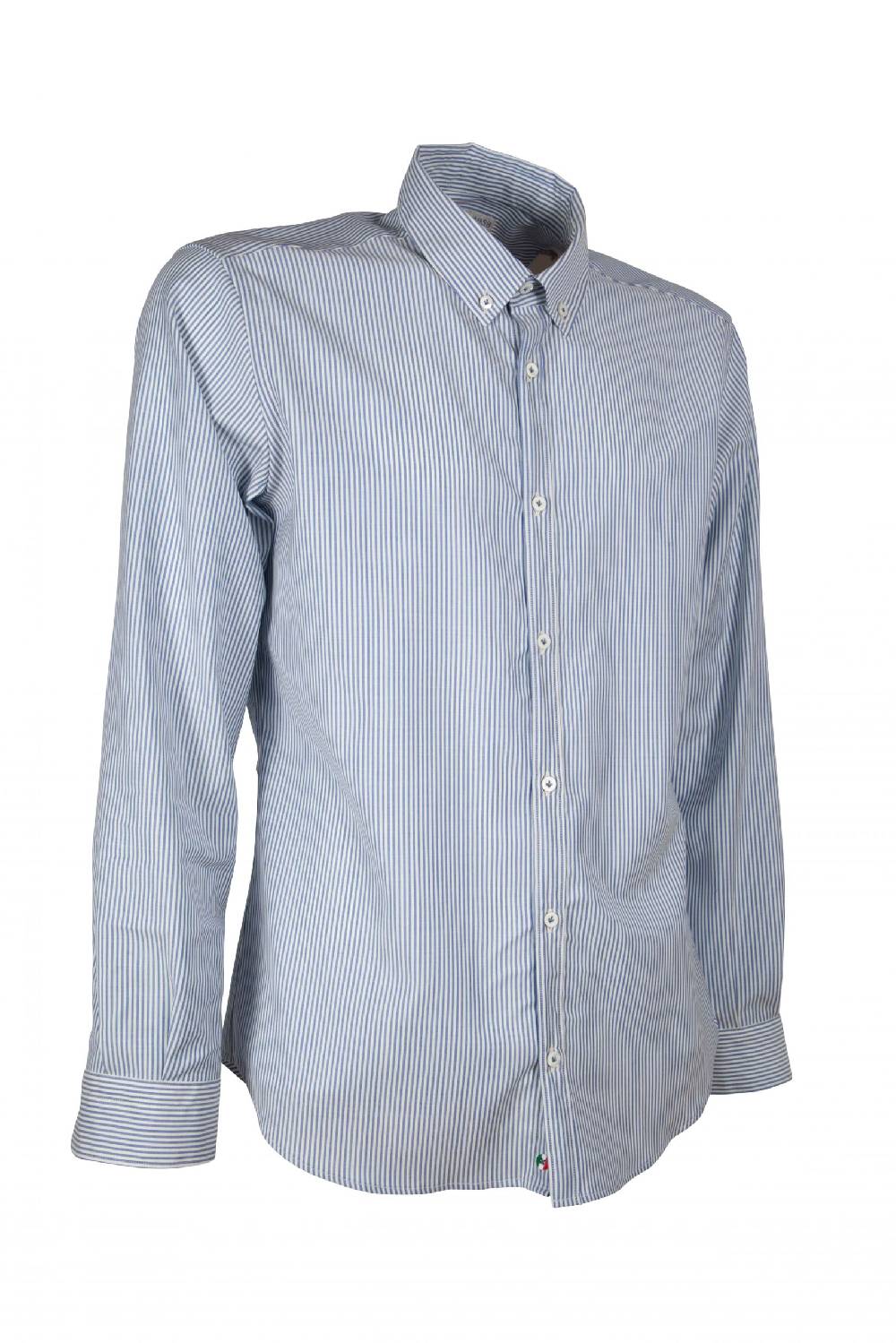 Poggianti Camicia in lana merinos REDA a righe PISA-64-117-01 Hotsell