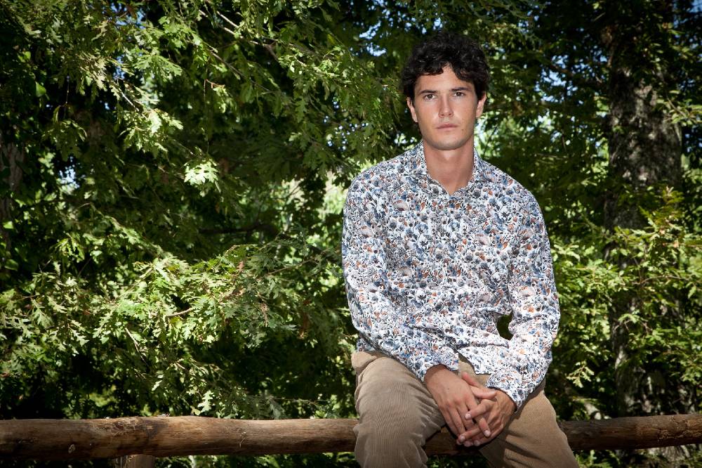 Poggianti Camicia uomo cotone con stampa floreale SIGNA-65-146-01 Negozio