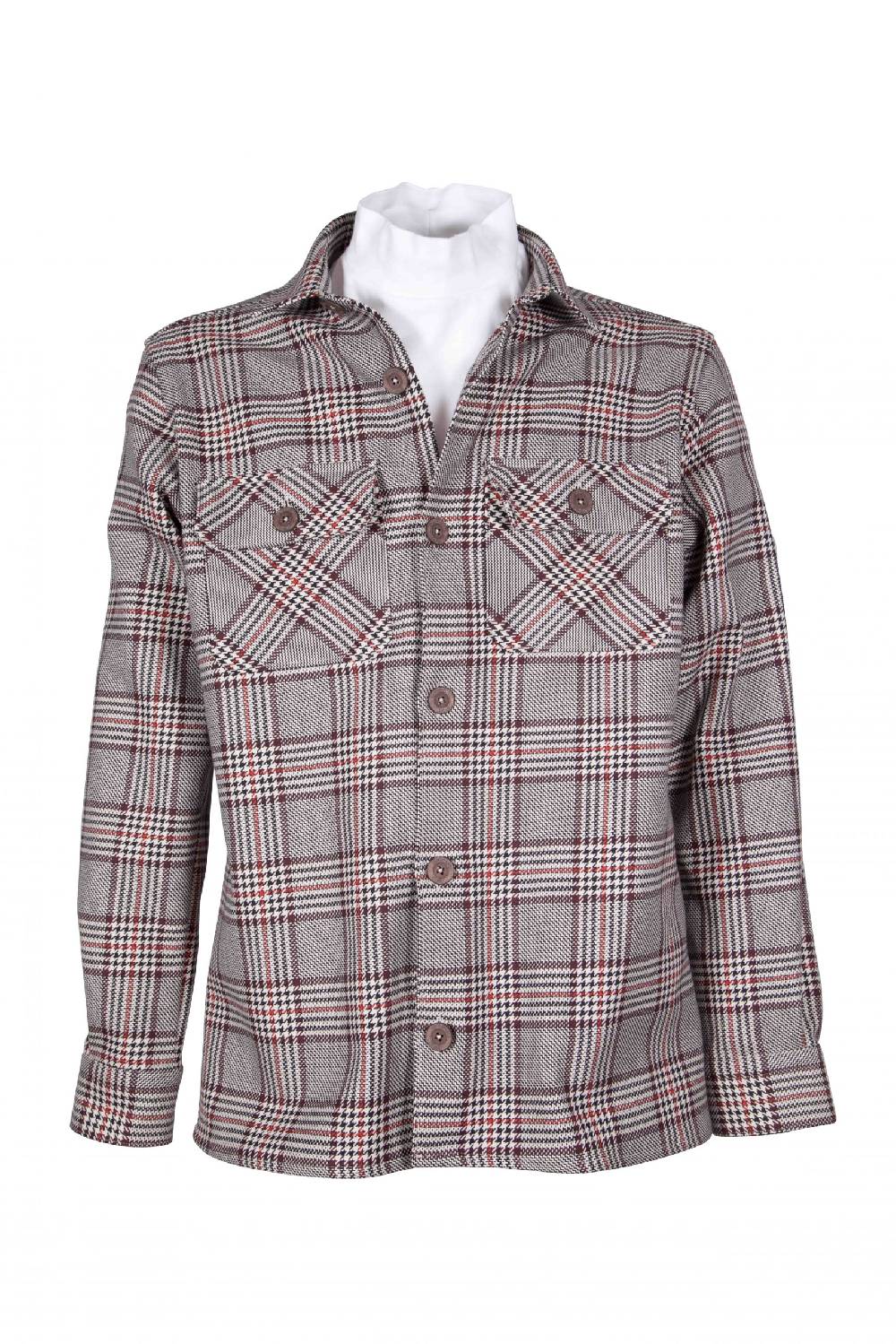 Poggianti Camicia Giacca uomo Oversize VOLTERRA-66F-201-01 Nuovo