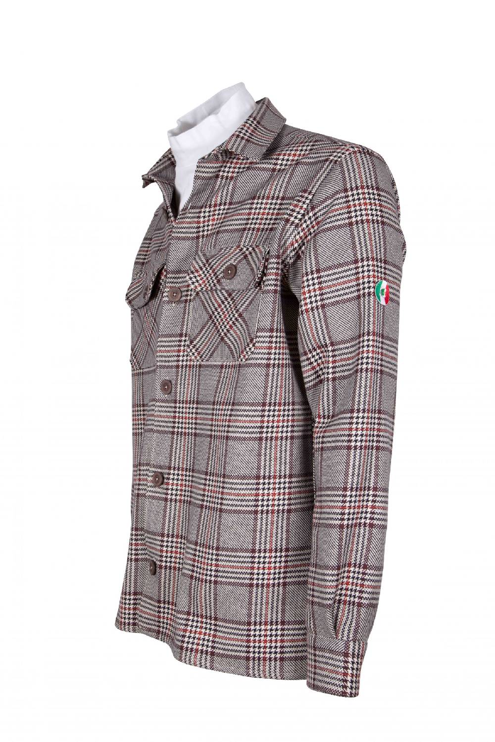 Poggianti Camicia Giacca uomo Oversize VOLTERRA-66F-201-01 Nuovo