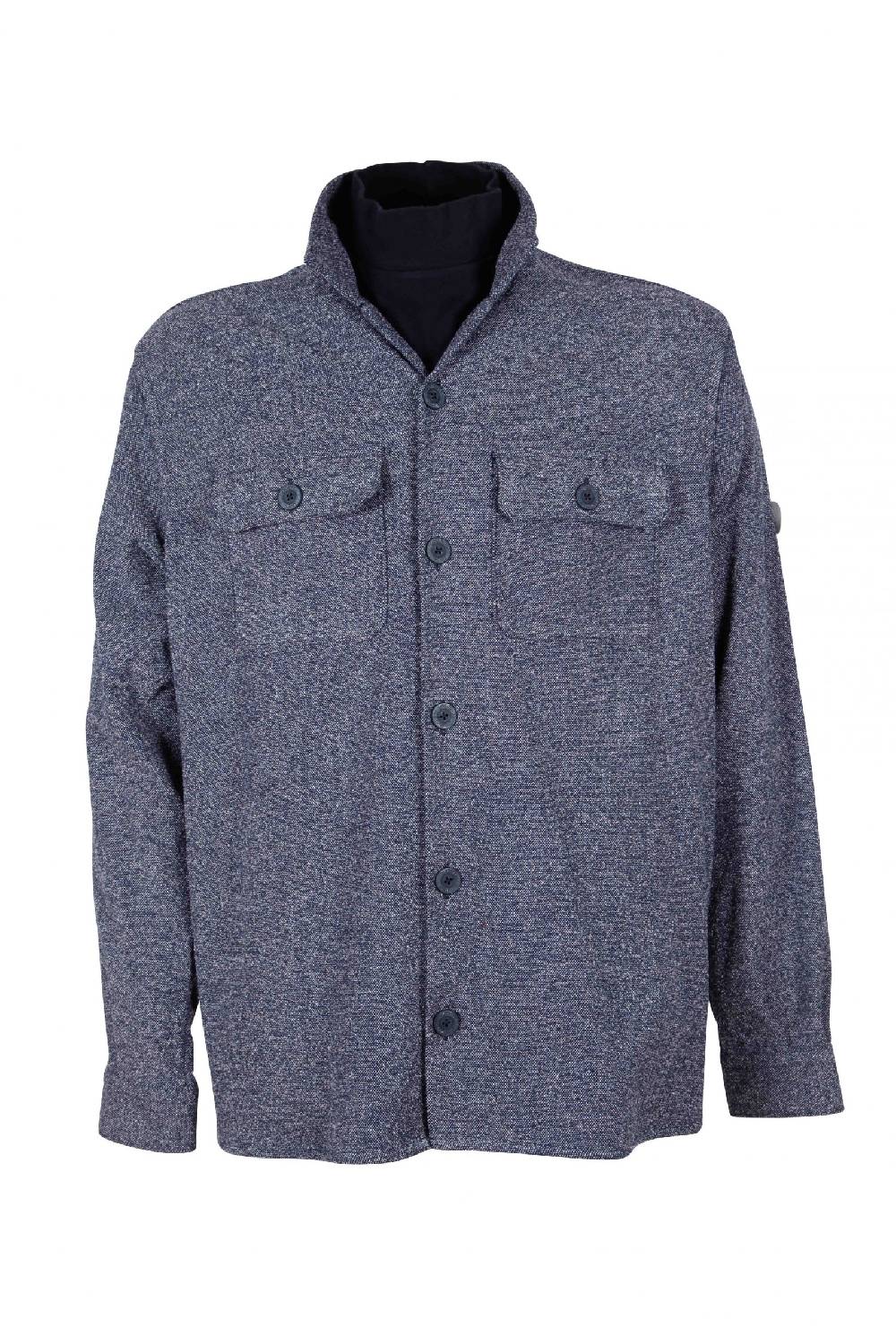 Poggianti Giacca Camicia uomo Oversize VALPIANA-58-200-01 Qualità