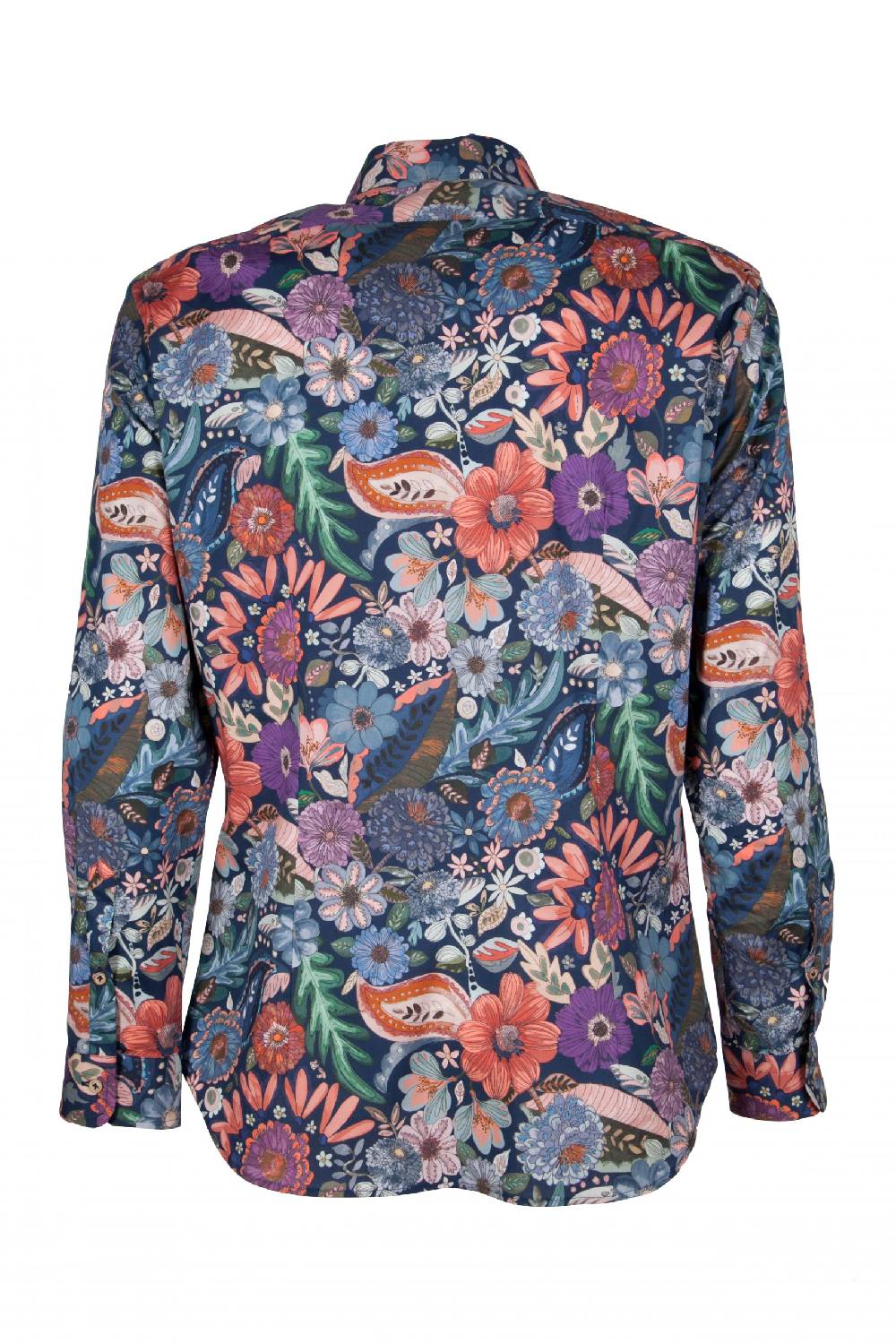 Poggianti Camicia uomo stretch con stampa Floreale FIRENZE-61F-162-01 Negozi Online