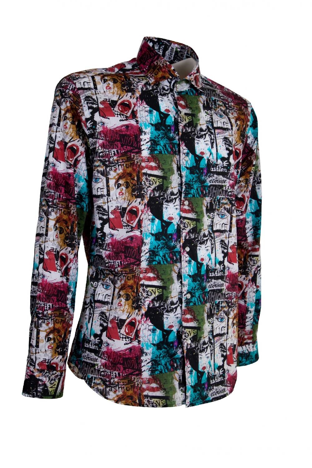 Poggianti Camicia Fantasia FIRENZE-60F-750 Consegna Veloce