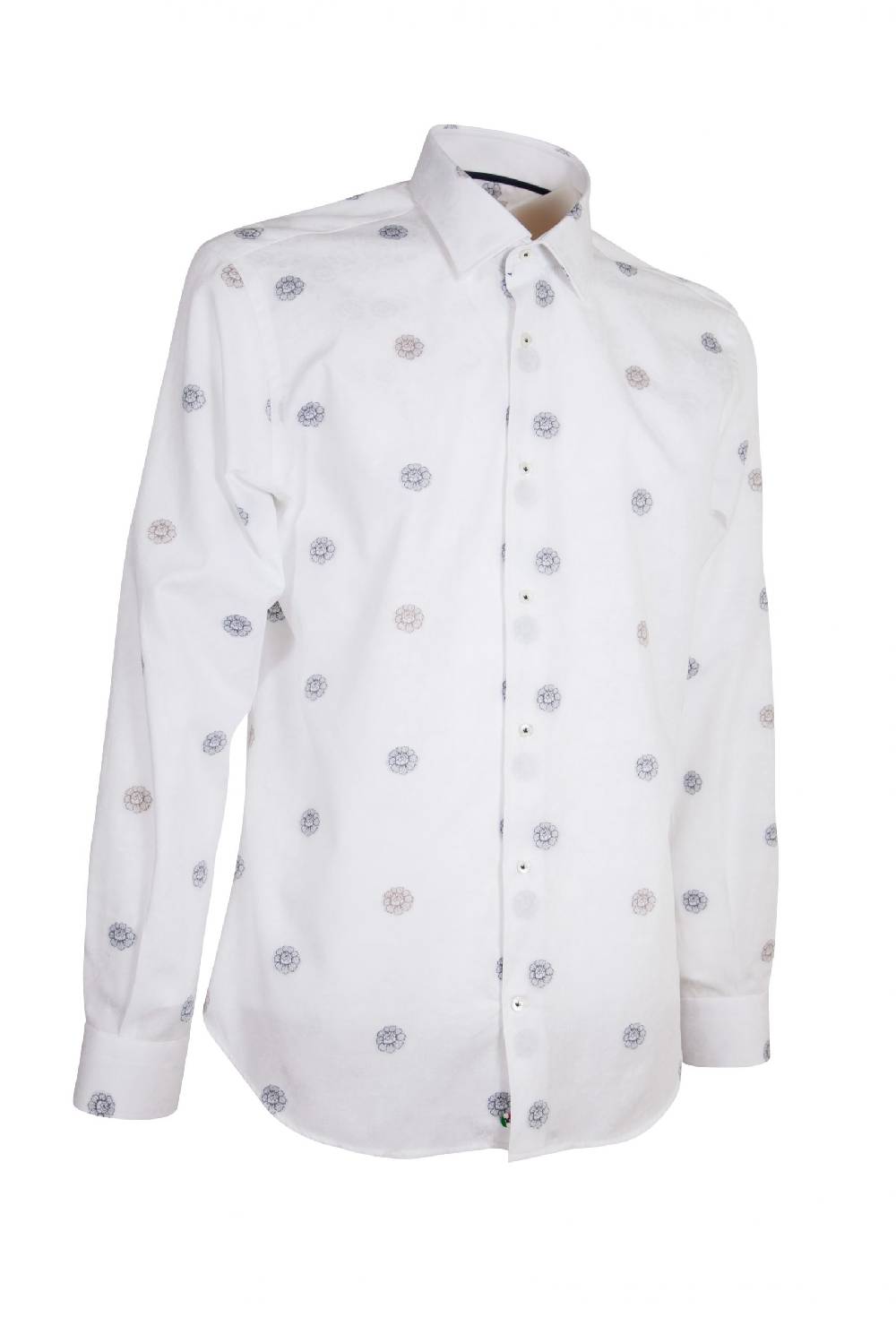 Poggianti Camicia Fil Coupe’ BUTI-95-704-01 Economico