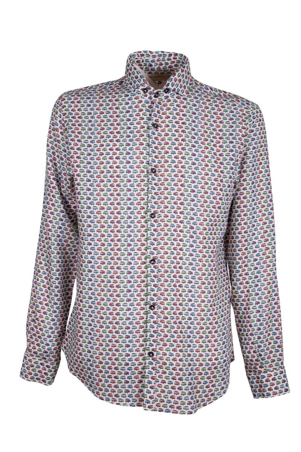 Poggianti Camicia Fantasia RIBOLLA-72-794-02 Outlet