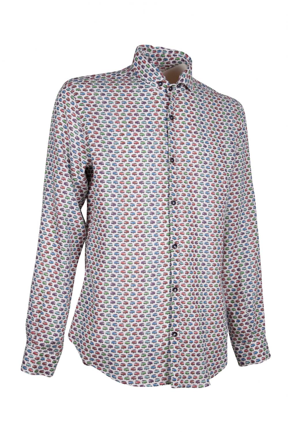 Poggianti Camicia Fantasia RIBOLLA-72-794-02 Outlet