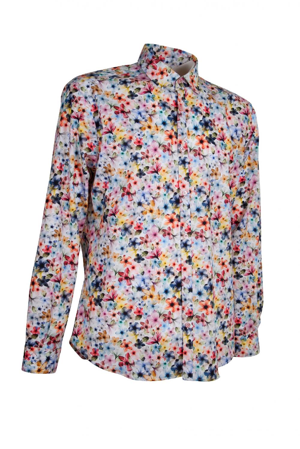 Poggianti Camicia Fantasia PISA-73F-717-01 Spedizione Gratuita