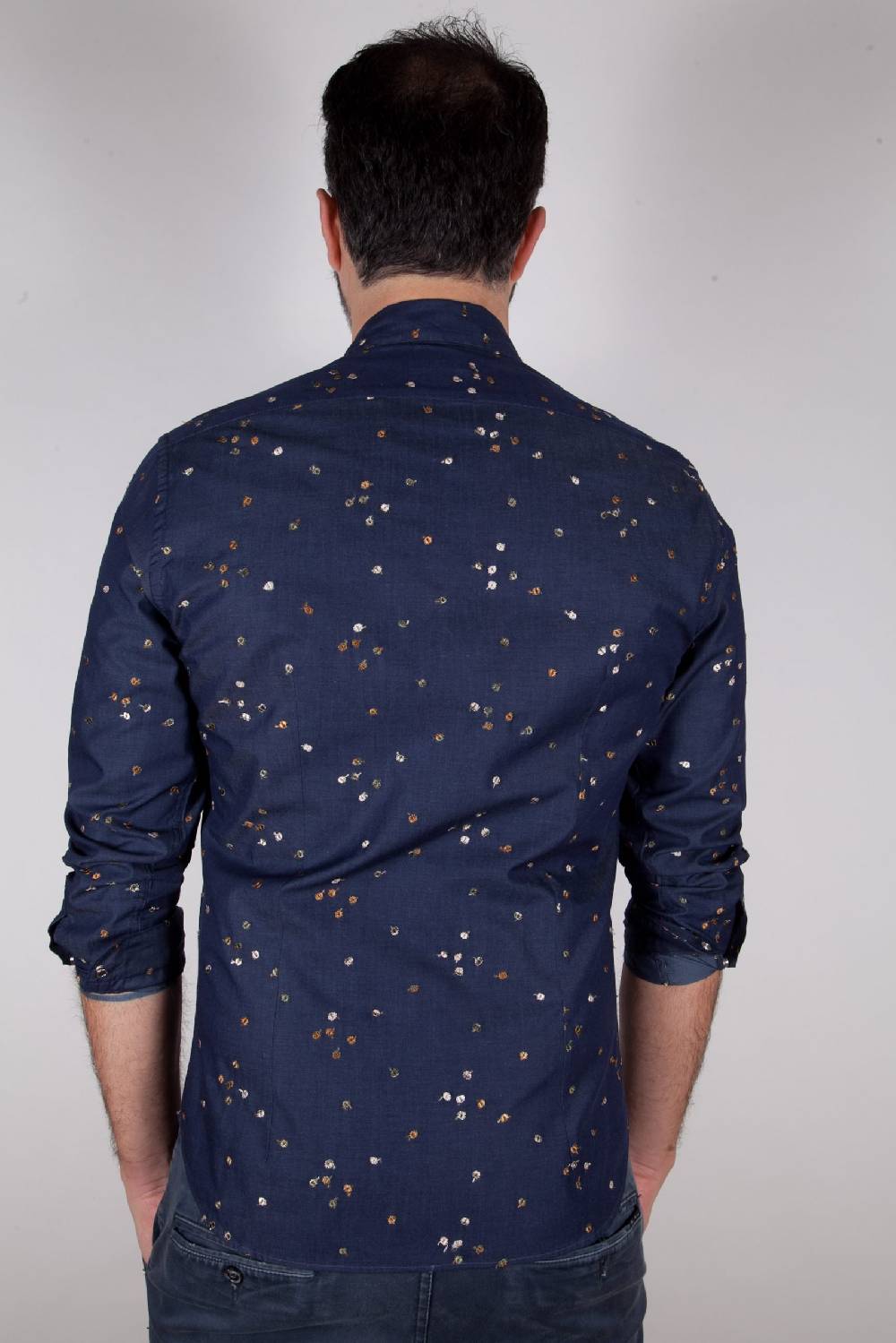 Poggianti Camicia in Denim con ricami PISA-62-607 Hotsell