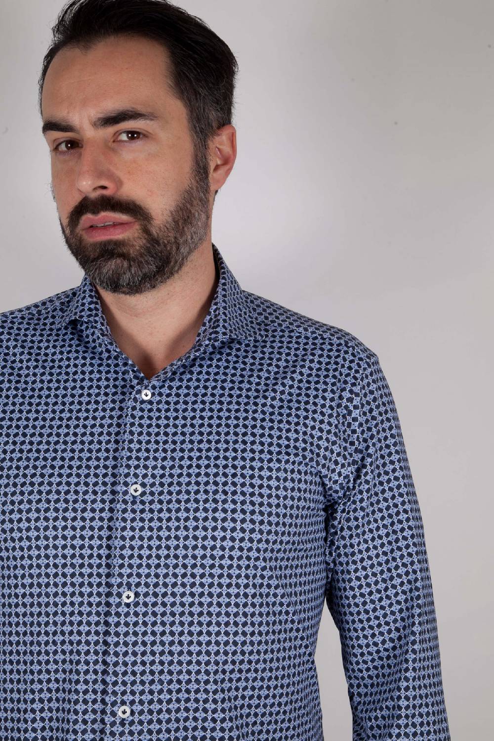 Poggianti Camicia in Tessuto tecnico ACTIVE 601 Vendita Economica