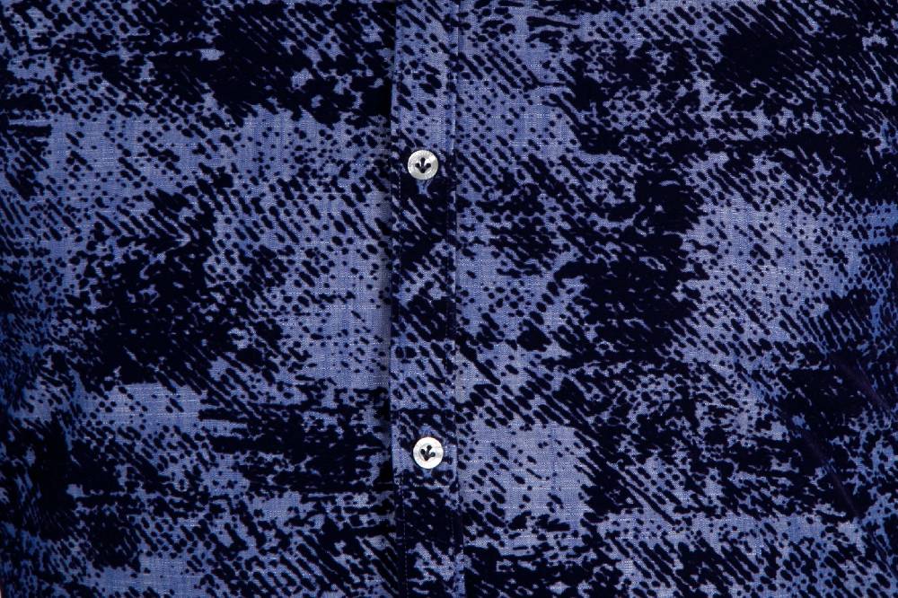 Poggianti Camicia in denim con floccato PISA-66-602-01 Negozio