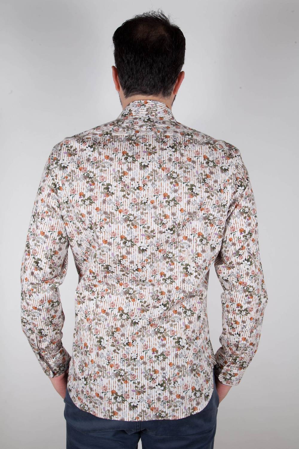Poggianti Camicia con stampa ASCIANO-73-569-01 In Saldo